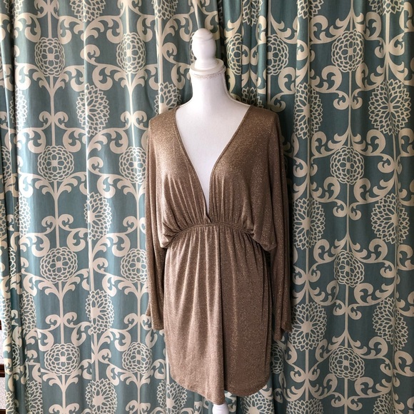 Arden B Dresses & Skirts - Arden B. Gold Metallic Dress